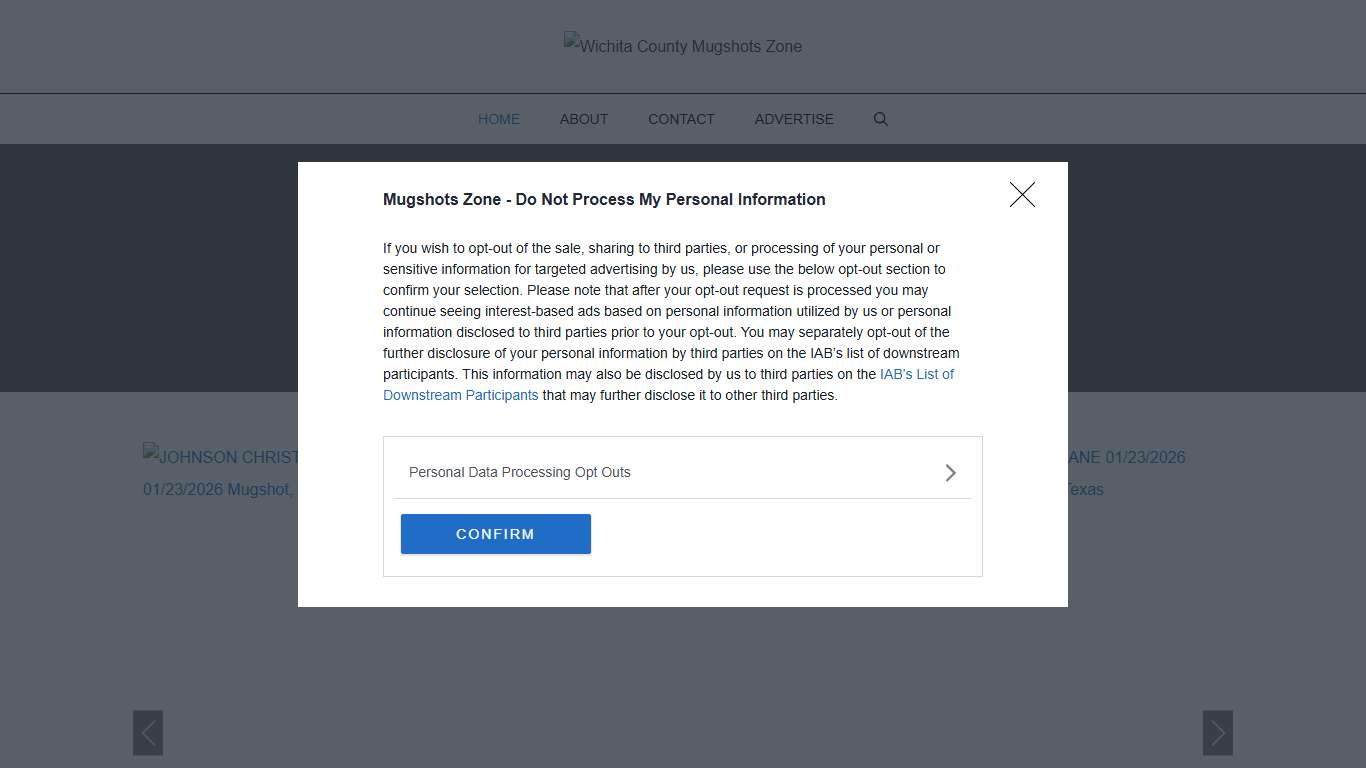 Wichita County Mugshots Zone